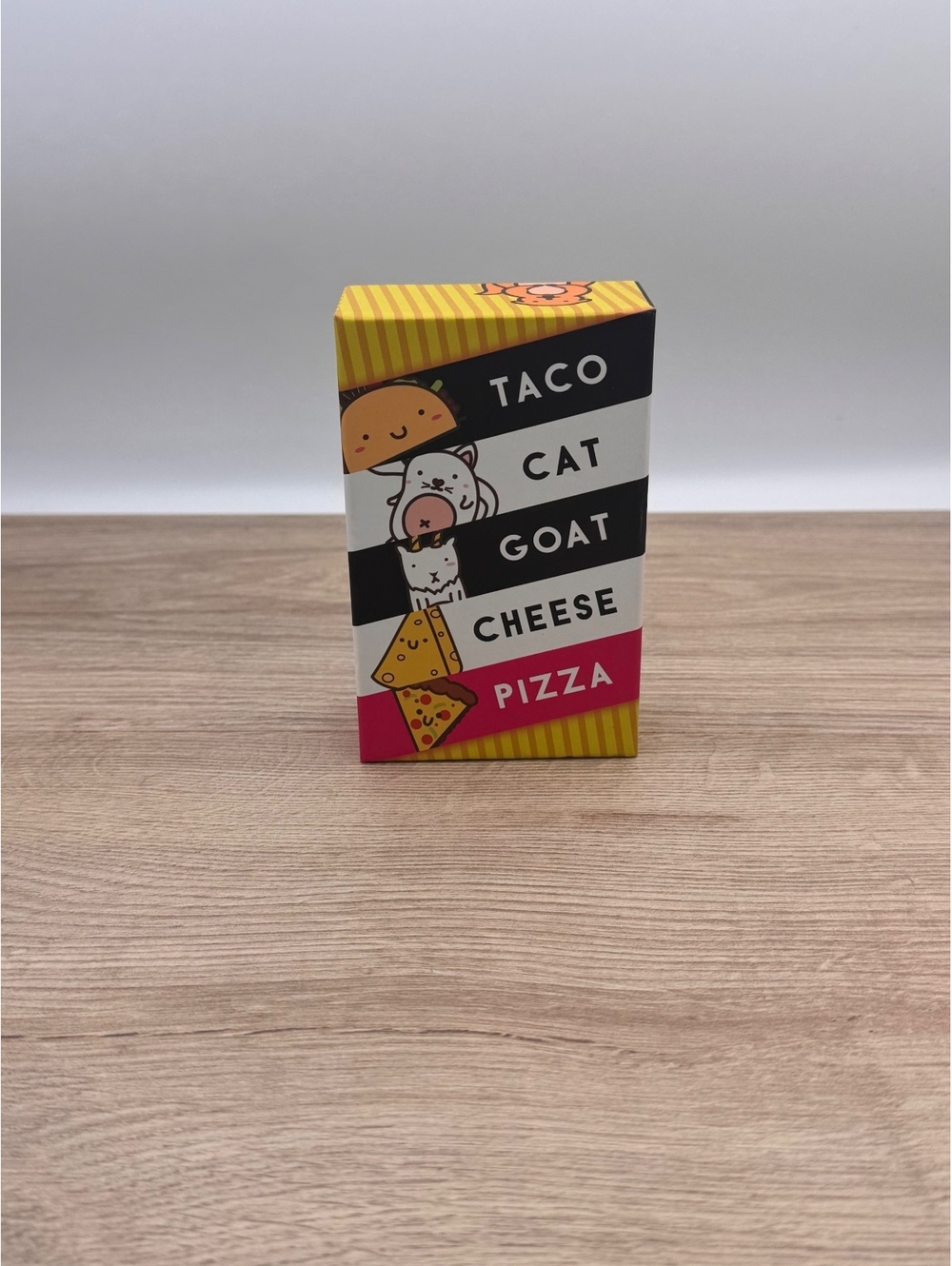 Taco cat goat cheese pizza game, sealed cards